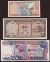 Kis Ázsia tétel, 7db, benne Kambodzsa, Ceylon, Hongkong, Észak-Korea T:I,II,III