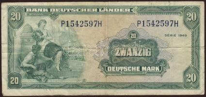 NSZK 1949. 20M T:II/III