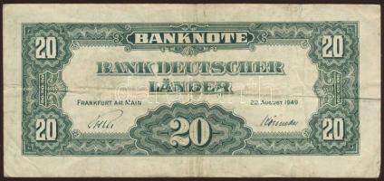 NSZK 1949. 20M T:II/III