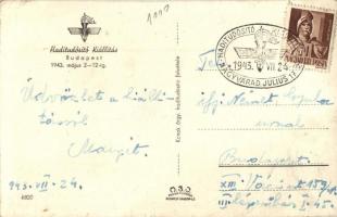 1943 Haditudósító kiállítás Budapesten, Konok őrnagy haditudósító felvétele / WWII Hungarian militar...