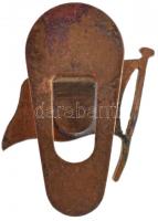 DN "FTC (Ferencvárosi Torna Club)" zománcozott fém gomblyukjelvény + 1975. évi zsebnaptár ...