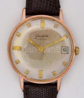 Glashutte 17 köves automata férfi karóra, naptáras, működik, bőr szíjjal