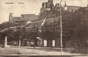 Trencsén, Trencín; Várrom / castle ruins (EB)