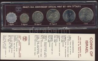 Izrael 1974. 1a-1L 6klf db, szettben T:1