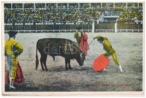 Bull fight - leporello booklet with 10 postcards