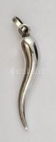 Ezüst(Ag) jégcsap alakú függő, jelzett, h: 5,1 cm, nettó: 3,9 g