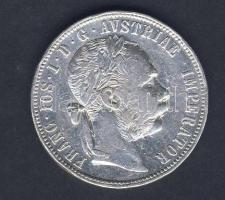 Ausztria 1878. 1Fl Ag T:3 kis ph.