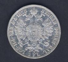 Ausztria 1878. 1Fl Ag T:3 kis ph