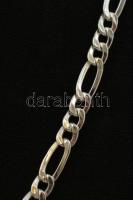 Ezüst(Ag) figaro nyaklánc, jelzett, h: 50 cm, nettó: 9 g