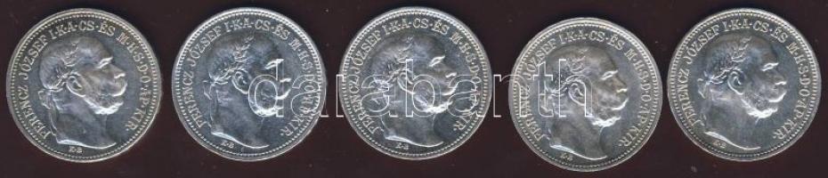 1914. 1K Ag (5x) T:1