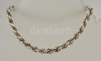 Ezüst(Ag) walles karkötő, jelzett, h: 18,5 cm, nettó: 5,4 g
