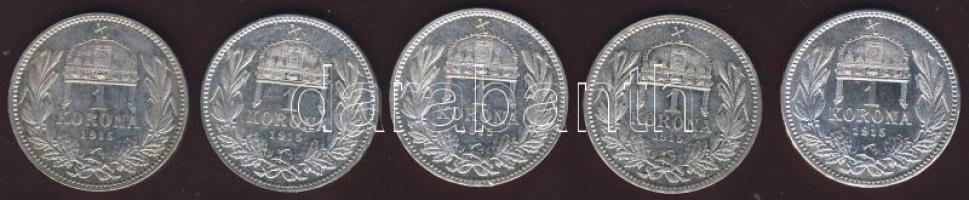 1915. 1K Ag (5x) T:1