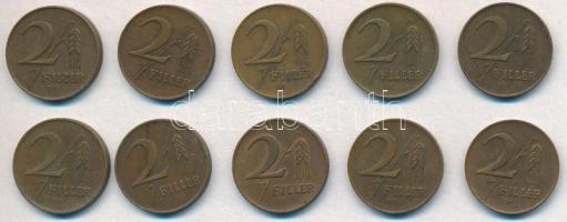 1946-1947. 2f tombak (10x) T:2,2-