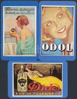 1986 3 db régi reklám reprint kártyanaptár, Polo, Dido, Odol