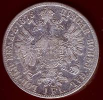 Ausztria 1878. 1Fl Ag T:3