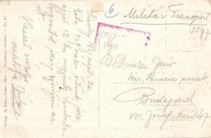 Csorbadomb, Cserbin, Shcherbyn; vasúti hídépítés az Uzsoki-szorosban / Bahnviadukt. Verlag N. Kraus ...