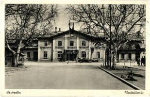 Szabadka, Subotica; vasútállomás / railway station  (EK)