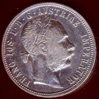 Ausztria 1879. 1Fl Ag T:3
