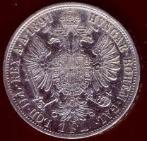 Ausztria 1891. 1Fl Ag T:3