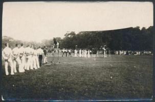 cca 1920 Katonai tornaverseny, 9x14 cm.