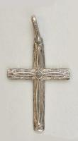 Ezüst(Ag) kereszt függő, jelzett, 4,2x2,3 cm, nettó: 2,1 g