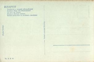 Budapest VI. Berlini tér, Nyugati pályaudvar, villamosok, Magyar-Német Bank Rt., Moskovics Emil üzle...