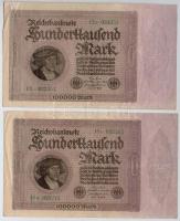 Németország / Weimari Köztársaság 1923. 100.000M (5x) T:III
Germany / Weimar Republic 1923. 100.000...