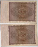 Németország / Weimari Köztársaság 1923. 100.000M (5x) T:III
Germany / Weimar Republic 1923. 100.000...