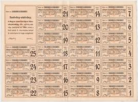 Budapest 1923. "Magyar Amerikai Bank Részvénytársaság" 5 részvénye egyenként 340K-ról, sze...