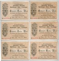 Németország / Weimari Köztársaság / Oberndorf, Rottweil, Spaichingen, Sulz, Tuttlingen 1923. 100.000M (10x) T:III Germany / Weimar Republic / Oberndorf, Rottweil, Spaichingen, Sulz, Tuttlingen 1923. 100.000 Marks (10x) C:F