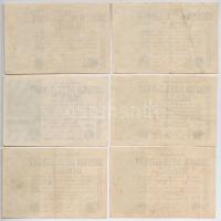 Németország / Weimari Köztársaság 1923. 1.000.000M (6x) T:III
Germany / Weimar Republic 1923. 1.000...