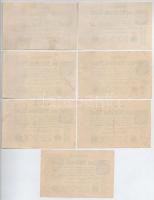 Németország / Weimari Köztársaság 1923. 2.000.000M (7x) T:II-,III
Germany / Weimar Republic 1923. 2...