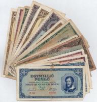 30db-os vegyes magyar pengő bankjegy tétel T:III,III-