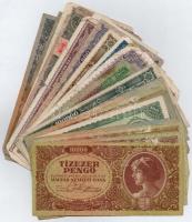 30db-os vegyes magyar pengő bankjegy tétel T:III,III-