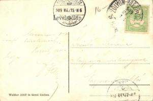 Besztercebánya, Banska Bystrica; Szent János vasútállomás. Walther Adolf és társa kiadása / railway ...