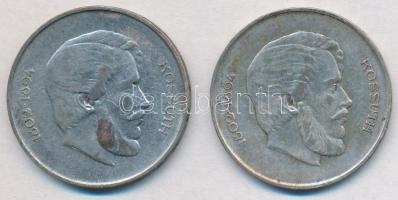 1947. 5Ft Ag "Kossuth" (2x) T:2-,3