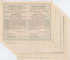 Budapest 1925. "Magyar Királyság 5%-kal kamatozó Járadékkölcsön Államadóssági Kötvény" 125...