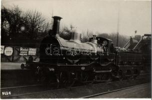 7 db RÉGI használatlan angol és magyar vonatos motívumlap fotókkal, közte a MÁV Pacific típúsú 301 s...