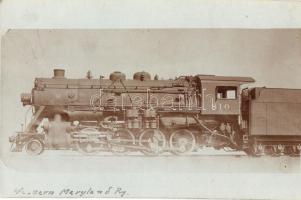 7 db RÉGI használatlan angol és magyar vonatos motívumlap fotókkal, közte a MÁV Pacific típúsú 301 s...