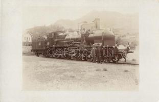 7 db RÉGI használatlan angol és magyar vonatos motívumlap fotókkal, közte a MÁV Pacific típúsú 301 s...