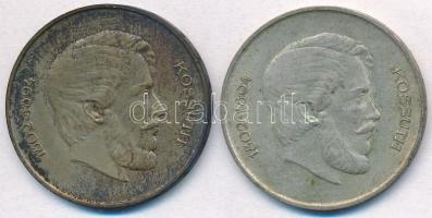 1947. 5Ft Ag "Kossuth" (2x) T:2,2- patina, kis ph.