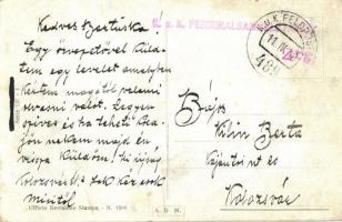 6 db RÉGI szignós művész motívumlap /  6 pre-1945 artist signed motive cards; August Patek, Anny Tek...