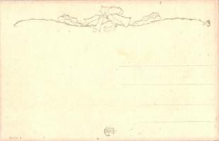 6 db RÉGI szignós művész motívumlap /  6 pre-1945 artist signed motive cards; August Patek, Anny Tek...