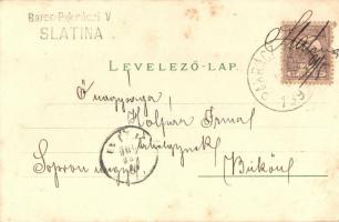 6 db RÉGI szignós művész motívumlap /  6 pre-1945 artist signed motive cards; August Patek, Anny Tek...