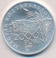 1997. 2000Ft Ag "Régi balatoni hajók - Helka, Kelén" tanúsítvánnyal T:BU