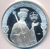 Fritz Mihály (1947-) 1997. "MÉE Székesfehérvár - II. András" jelzett Ag emlékérem (35,94g/...