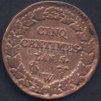 Franciaország 1796-97. 5c LAN5W T:3 ph