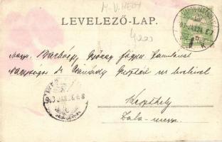 1900 Marosvásárhely, Targu Mures; katonák a havas utcán télen / soldiers, winter, street, photo