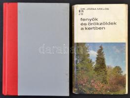 Vegyes kertészeti könyvek, 4 db: 
Dr. Józsa Miklós: Fenyők és örökzöldek a kertben, Dr. Brunner Tam...