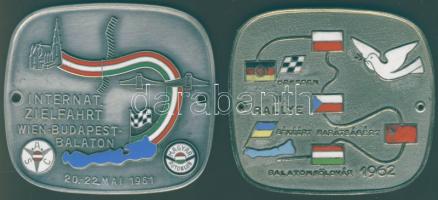 1961-62. 2klf db autós-rallye plakett
